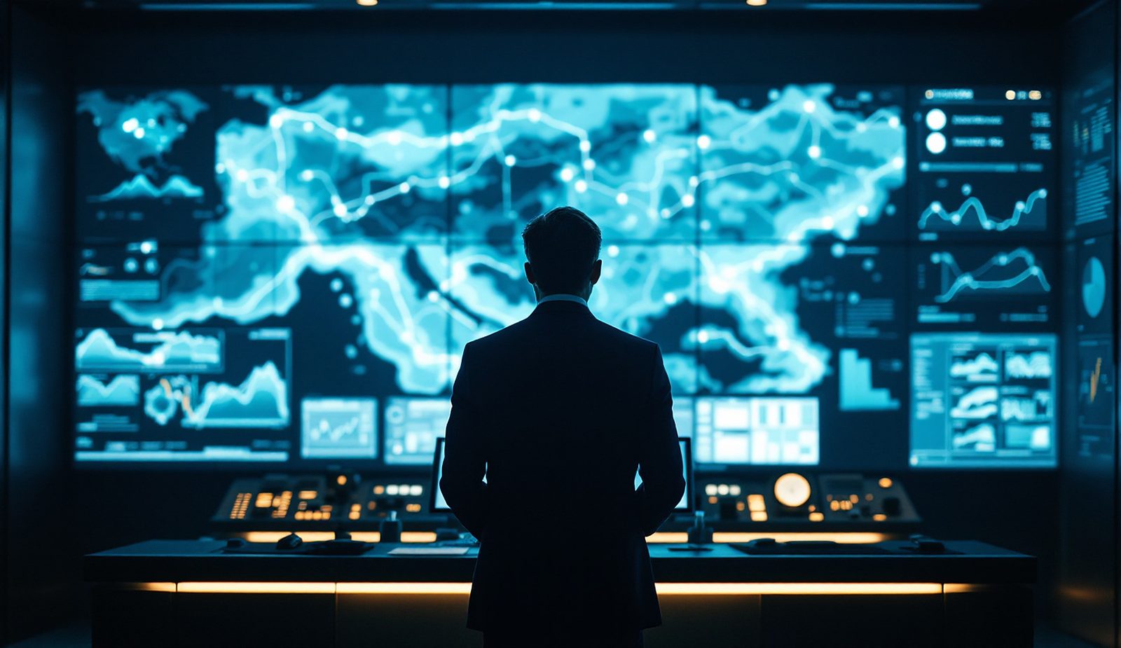 A fleet control operator at work