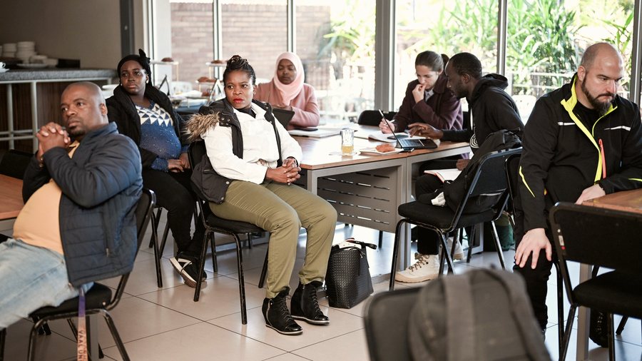 A diverse cohort in the lecture hall