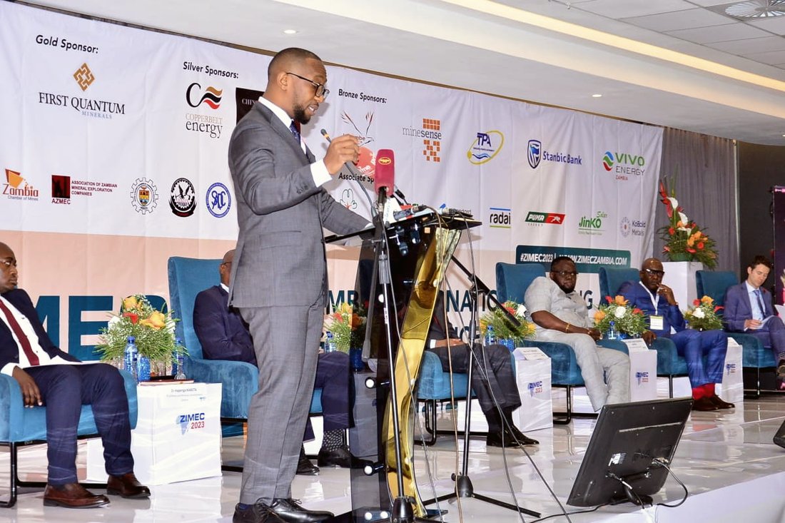 Speaking at ZIMEC, Zambia